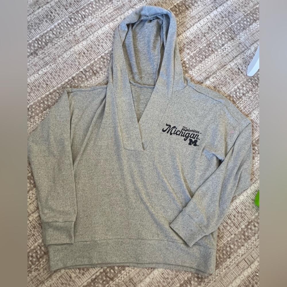 Michigan Wolverines Gray Women's Sweater